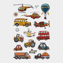 детские тату в наборе "авиа+авто"