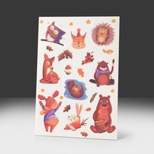 Переводная татуировка Вечер в лесу