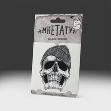 Временная тату "Череп в шапке"