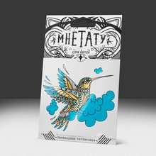 Голд тату колибри