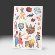 Переводная татуировка Travel