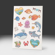 Переводная татуировка Я люблю море