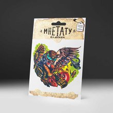 Временная тату "Ночная сова"