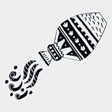 Переводная татуировка Я - "Водолей"