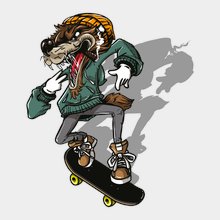 Переводная татуировка Wolfie