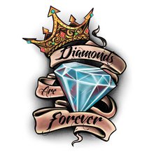 Переводная татуировка "Бриллиант"