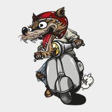 Переводная татуировка Ride my Bike