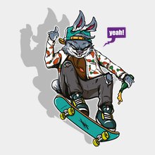 Переводная татуировка B-Rabbit