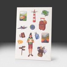 Переводная татуировка Автостопом