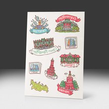 Переводная татуировка Города России