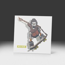 Переводная татуировка Скеле-скейт