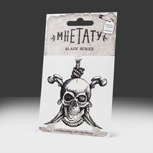 Татуировка череп с кинжалами