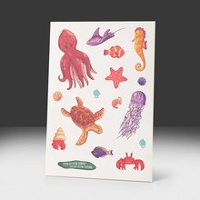 Переводная татуировка Водный мир