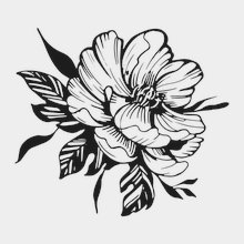 Переводная татуировка Соцветие Октавы