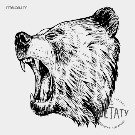 переводная татуировка хранитель леса