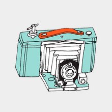 Тату наклейка Фотик Гармошка