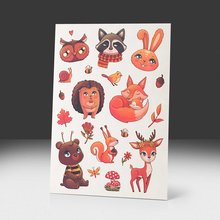 Переводная татуировка Осенний лес