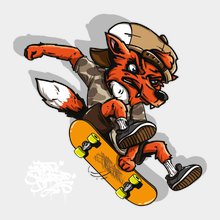 Переводная татуировка Red’o’skater