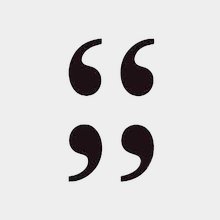 Переводная татуировка Кавычки