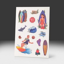 Переводная татуировка To beach