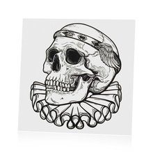 Переводная татуировка Череп музы