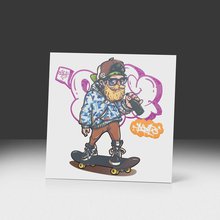 Переводная татуировка Skate me, bro