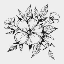 Переводная татуировка Пятицвет