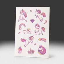 Переводная татуировка Единороги