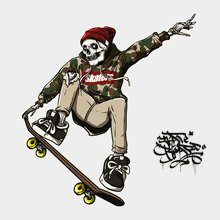 Переводная татуировка Kick-Flipper