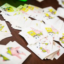 Переводные тату Спанч Боб