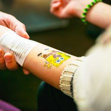 Переводные тату Спанч Боб