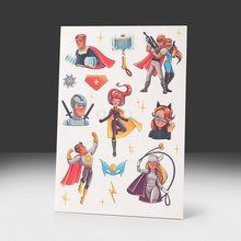 Переводная татуировка Супергерои