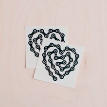 Переводная татуировка Вело-сердце