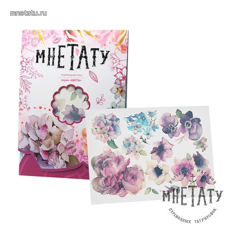 переводная татуировка тату-фичи «весенний букет»